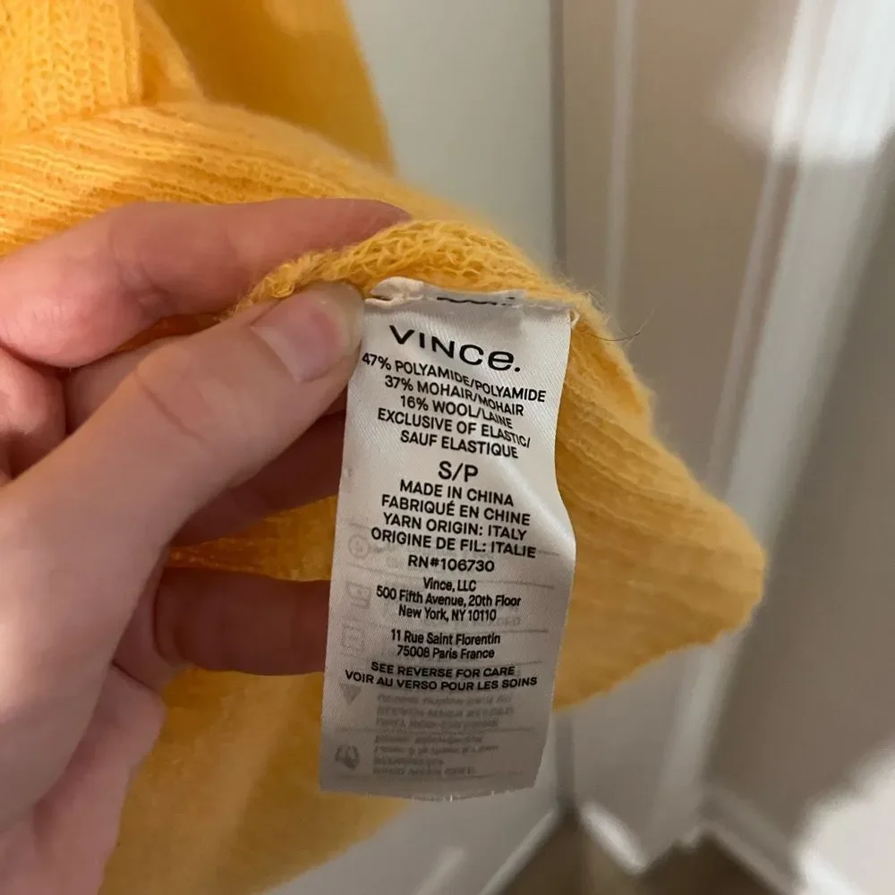 Vince Featherweight Mohair & Wool Blend Sweater